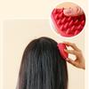 Silicone Shampoo Brush Scalp Massage Brush Wet and Dry Hair Washing Brush Water Droplets Shaped Shampoo Comb for Daily