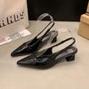 Summer New Pointed High Heels Women's Sandals Casual Shallow Mouth Shoe Fashion Elegant Ladies Shoes Zapatillas Mujer