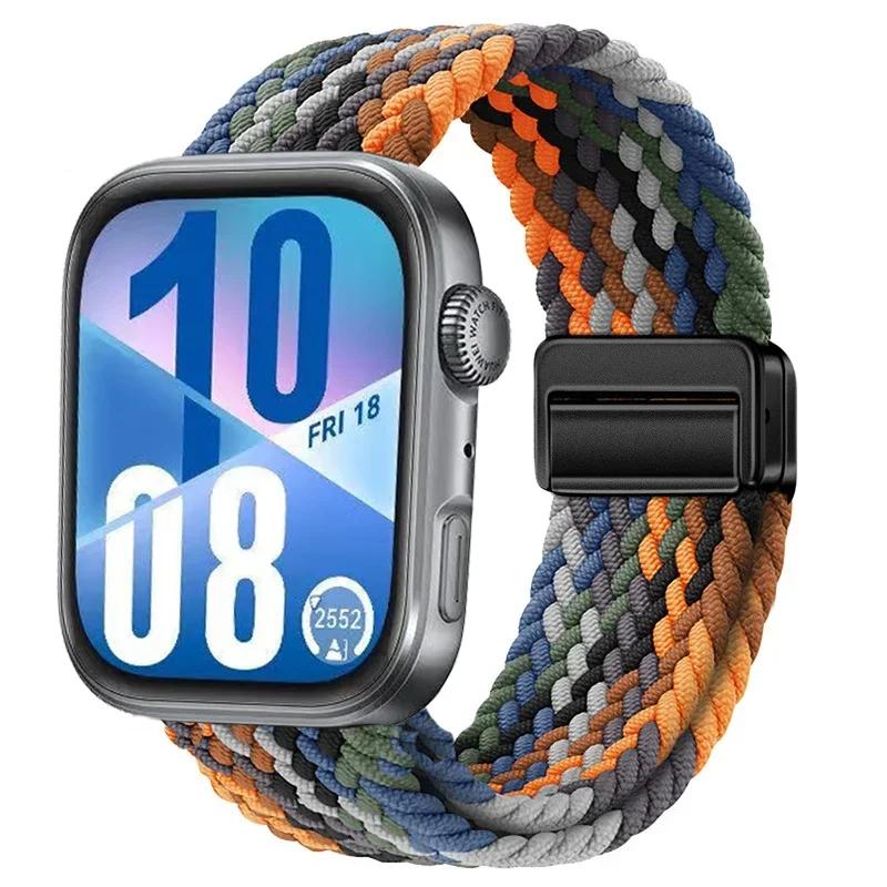 Magnetic Braided Strap for Huawei Watch Fit 4 Pro 3 Nylon Loop Correa Sports Bracelet for Huawei Fit3 Fit4 4Pro Band Accessories