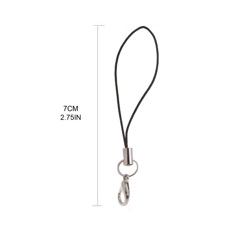 Nylon Lanyard Strap for USB Flash Drive MP4 Player Wireless Earphone Keychains Anti-lost Lanyard with Lobster Clasp