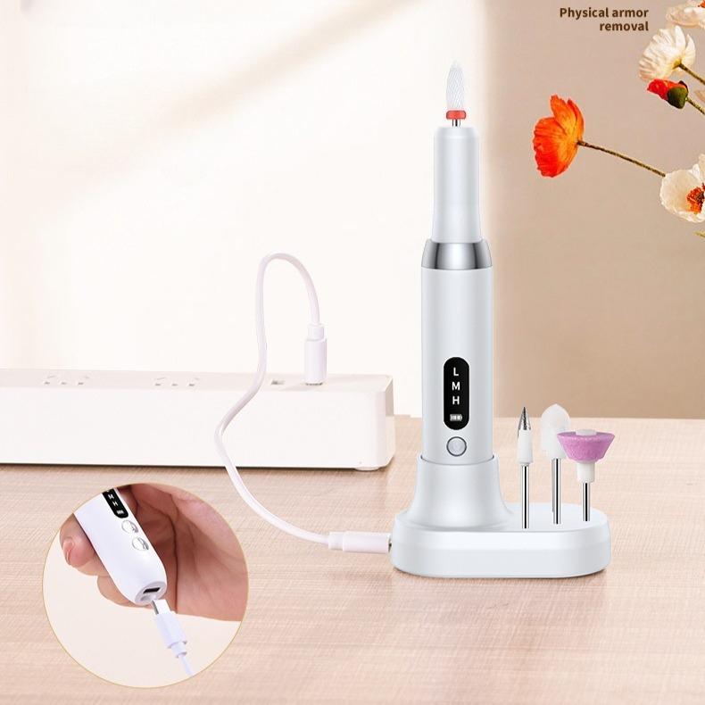 Multi-functional Electric Nail File–Portable Manicure Grinder Pen, Cordless Nail Buffer, Mini Nail Sander, and Nail Polish Remover Pen