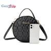 Cozy Up Lingge Small Round Bag for Women's Niche One Shoulder Crossbody Bag
