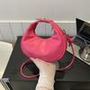 Fashionable Soft Pu Material Handbag 2023 Summer New Style Urban Simple Shoulder Bag