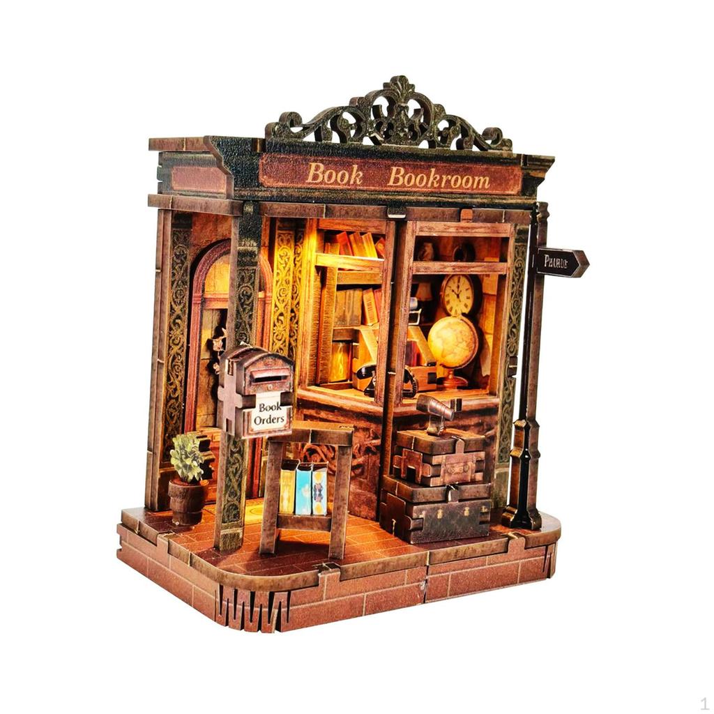 DIY Miniature Dollhouse Kit 3D Puzzle Model Hobbies Crafts Desktop Decor Handmade Doll House for