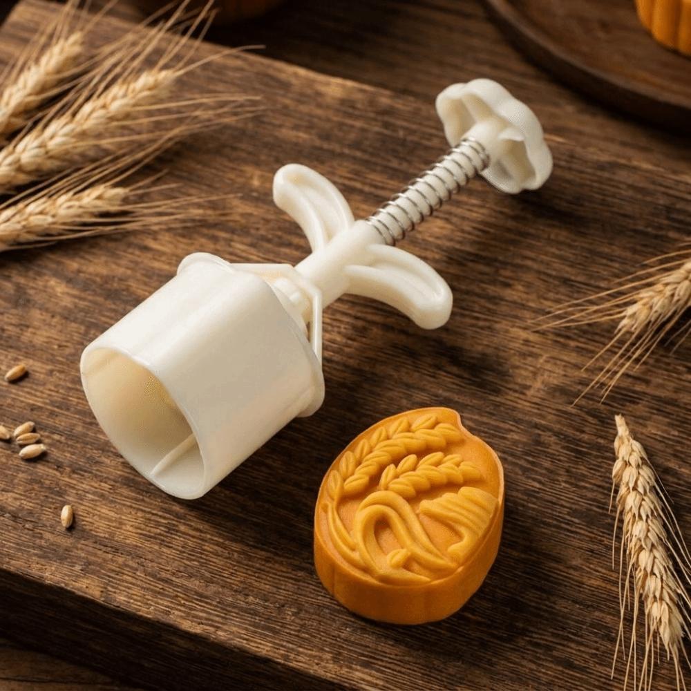 3D Litchi Shaped Mooncake Mold Non-Stick Cookie Stamp Easy Clean Pastries Mold  Mid-Autumn Festival