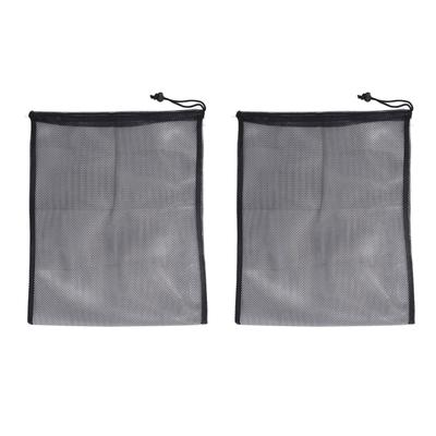 2 Stück Schuhbeutel Schuhaufbewahrung Organizer Sportausrüstung Netztasche mit Kordelzug Tennisbälle Tasche
