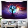 Starry Sky Landscape Tapestry Moon Large Tapestry Landscape Wall Hanging Living Room Bedroom Boho Home Decor