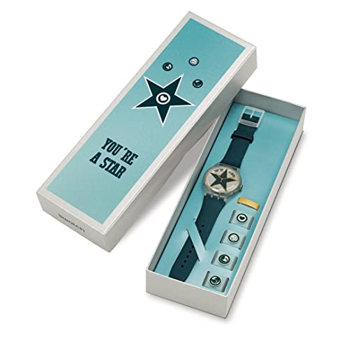 Swatch STAR DAD New Gent SO29Z119 Green Wristwatch