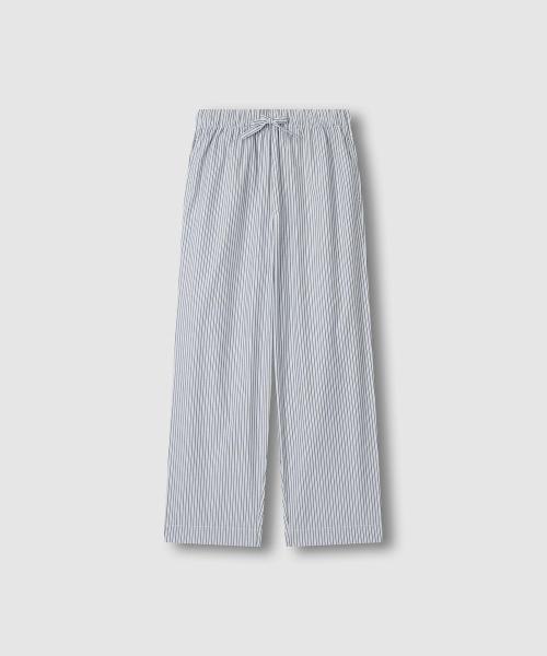

[JAJU] 60-Count Cotton Full-Length Lounge Pants [Shipped from Korea] 100% Authentic Light Navy - S