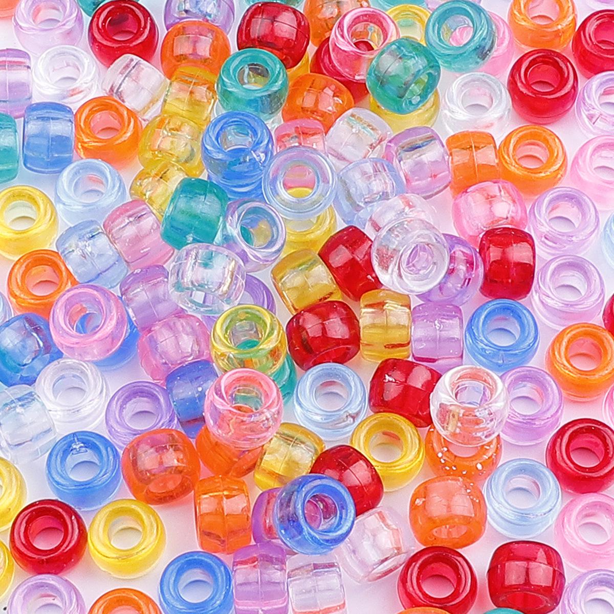 

Acrylic Barrel Beads for DIY Bracelet Making and Children s Early Education Jewelry Weaving.