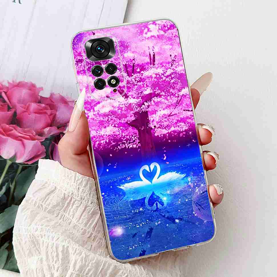 For Xiaomi Redmi Note 11 Pro 4G Case New Fashion Soft Silicone Phone Case For Redmi Note 11 11E Note11E Pro Cover Housing 6.67"