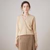 Women's V-Neck Cashmere Cardigan: Autumn/Winter Slimming Sweater Coat Made from Wool Knitwear