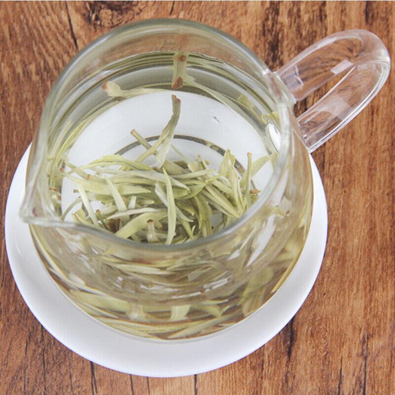 500 г рассыпного чая Зеленый чай премиум-класса для волос с серебряной иглой и пользой — фото 7