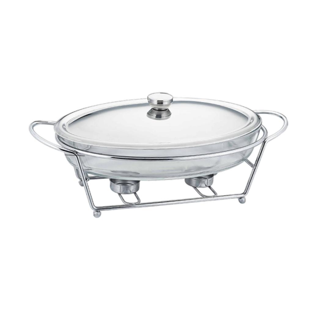 Buffet Food Warmer Stable Round Chafing Dish for Banquet Kitchen Event Party