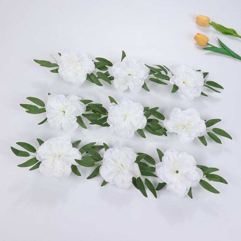 Realistisches Seidenblumen-Arrangement Für Hochzeitsauto-Dekoration Brautparty Und Feierliche Zeremonie