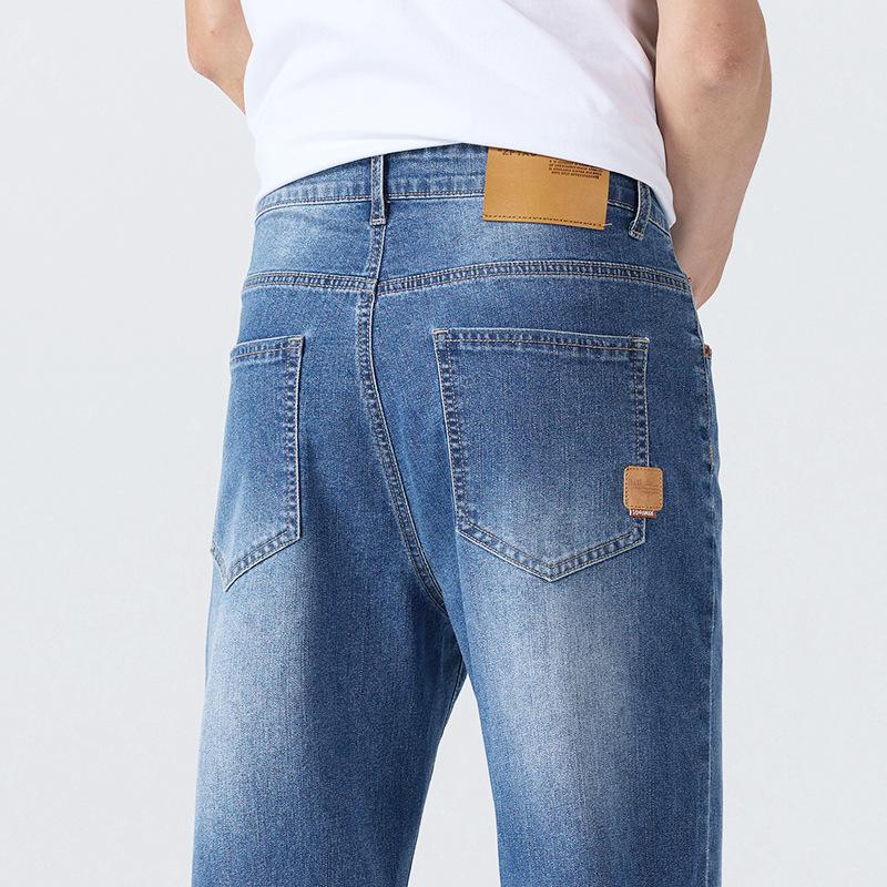 Men's Summer Thin Style Slim and Slim Xinjiang Cotton Loose Straight Men's Trousers