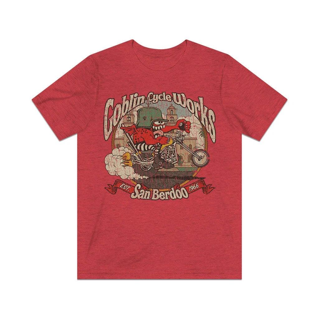 

Goblin Cycle Works 1966 Vintage Men s T shirt XL