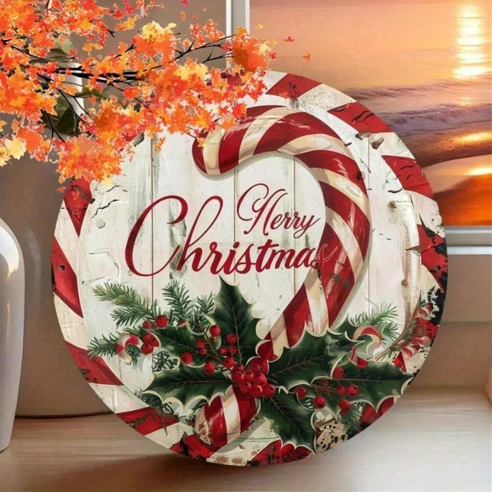 Rustic Apple Basket Metal Sign Farmhouse Kitchen Wall Decor Artificial Fruit Art Tin Plate