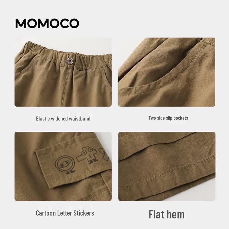 MOMOCO Boys' Summer Casual Cargo Shorts