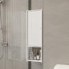 Bathroom Shower Room Storage Cabinet, Narrow Storage Cabinet for Body Wash and Toiletries, Wall-mounted, No Need for Drilling