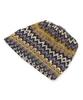 Eondeokeonteulolseutyudio Breathable Mesh Oriental Pattern Summer Casual Women'S Long Beanie Square Net Beanie / C Oriental / Mix Navy