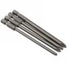 1/4 Hex Shank Bits 100mm Screwdriver Bits Torx Hex Cross Slotted Bits