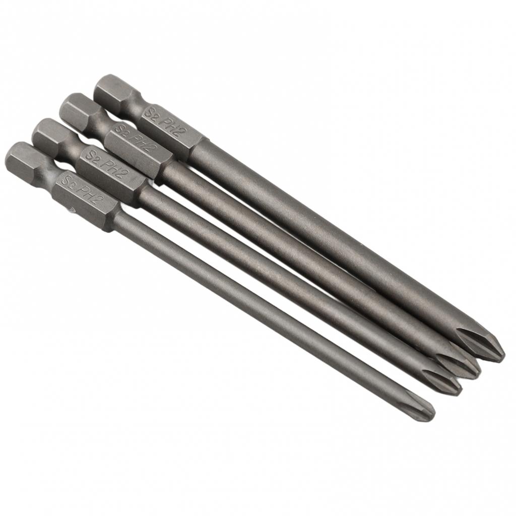 1/4 Hex Shank Bits 100mm Screwdriver Bits Torx Hex Cross Slotted Bits