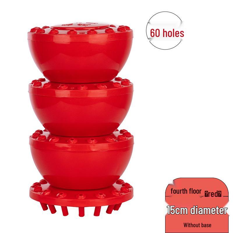 Multifunctional Display Stand for Candied Hawthorn, Cotton Candy & Potato Tower with Plastic Stick Holder