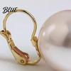 Eye-catching Earrings 1 Pair Faux Pearl Dangle for Women Gold