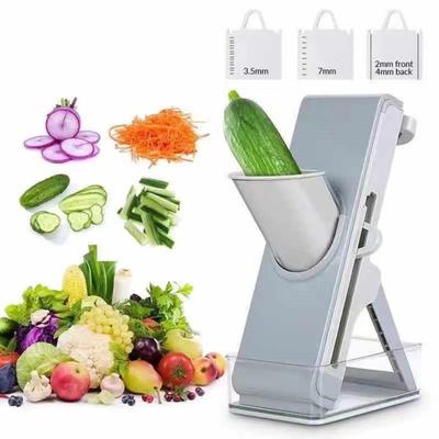Vegetable Cutter Slicer Stainless Steel Blades Dicer Multifunctional Kitchen Gadget for Fast Meal