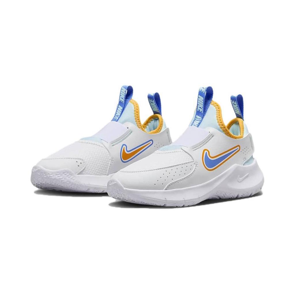 Nike Flex Runner 3 PS 'White Sundial Yellow University Blue' HJ3496-141