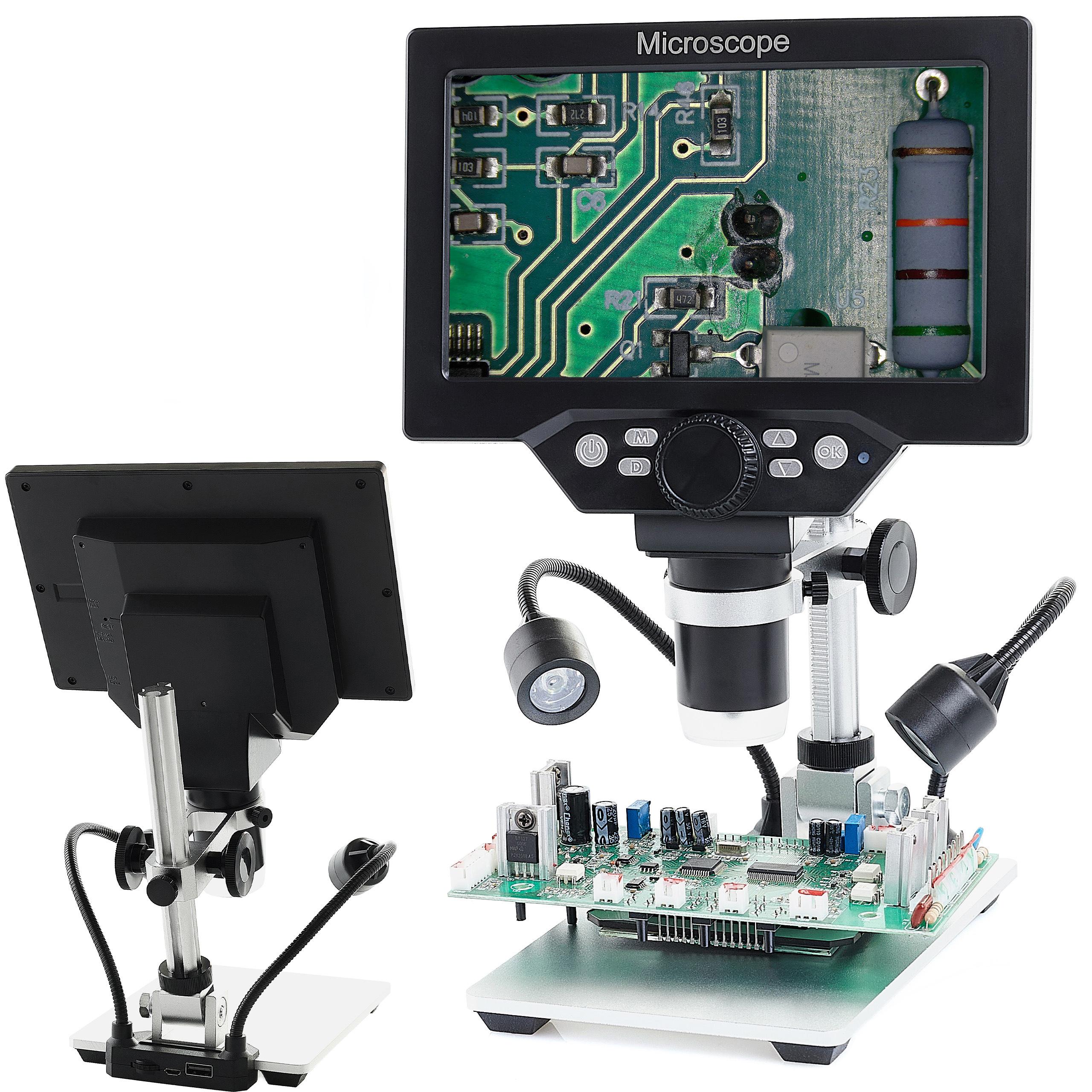 Mikroskop Cyfrowy X1200 12Mp Hd Lcd