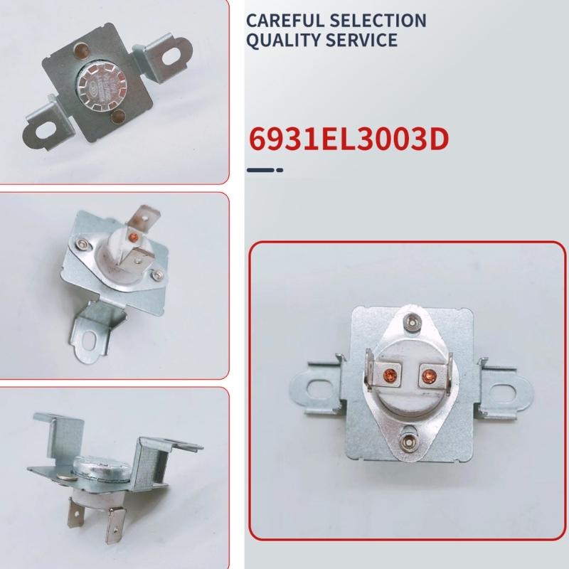 4Pcs Dryer Limit Thermostat Set 6931EL3003D Dryer Limit Thermostat for AP4440975 1268366 EAP3530485 PS3530485 Dryer