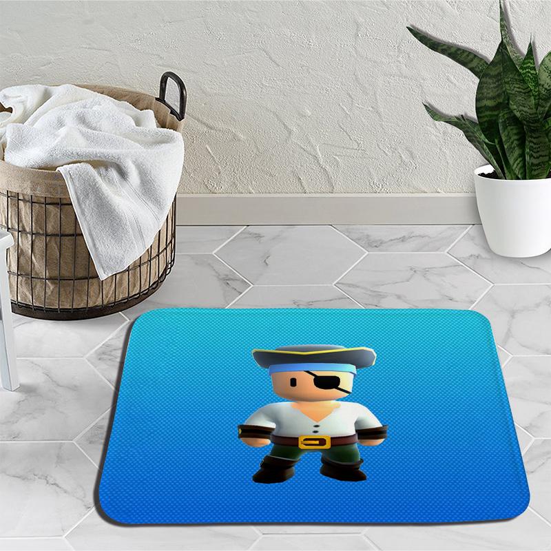 Stumble Guys Karikatür Halı Tökezlemek Oyunları Halı Yatak Odası Dekorasyon Yoga Mat Anime Açık Halı kaymaz Halı doğum günü hediyesi