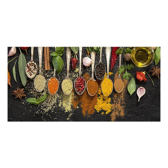 

Украшение кухонных стен травами и специями для приготовления пищи, холст, художественные постеры и принты, художественные картины, декоративные картины 20x40cm
