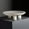 1pc Marble Tray Perfume Jewelry Fruit Storage Tray Entrance Key Storage Rack Dressing Table Storage Tray Home Accessories