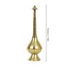Brass Paneer Sombu Sprinkler Bottle for Holy Water – Traditional Sprout-Top Water Pot for Pooja, Gangajal, Rose Water,