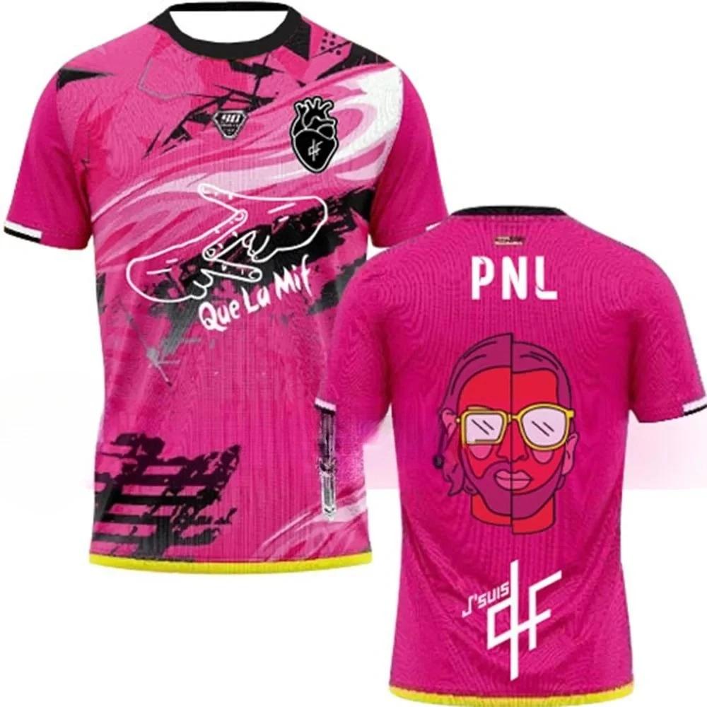 Summer New Maillots  Maillots Tee Children Adult Top O-Neck Loose Breathable Men Women Sports T-Shirt
