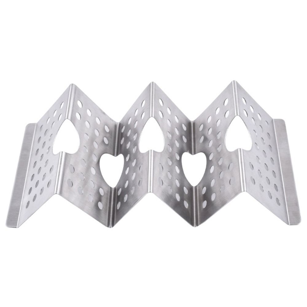 Wave Shaped with Easy-Access Handle Taco Holder Kitchen Tools Tray Plate Taco Shell Stand
