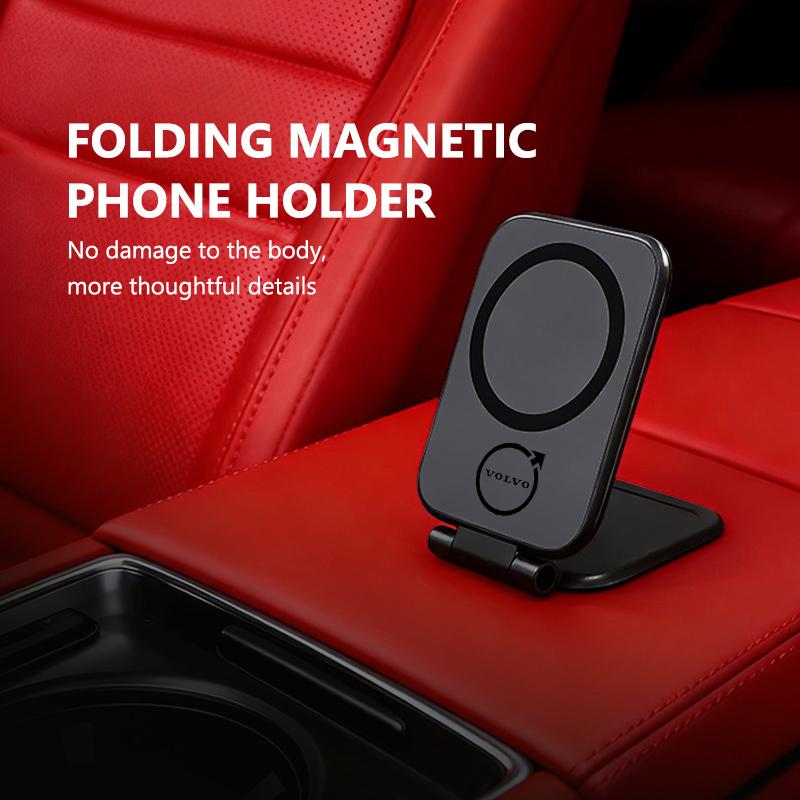 Universal Foldable Magnetic Car Air Vent Phone Holder For Volvo V60 V50 V40 S80 S60 S90 C40 XC40 V70 XC70 XC60 XC90 ari963