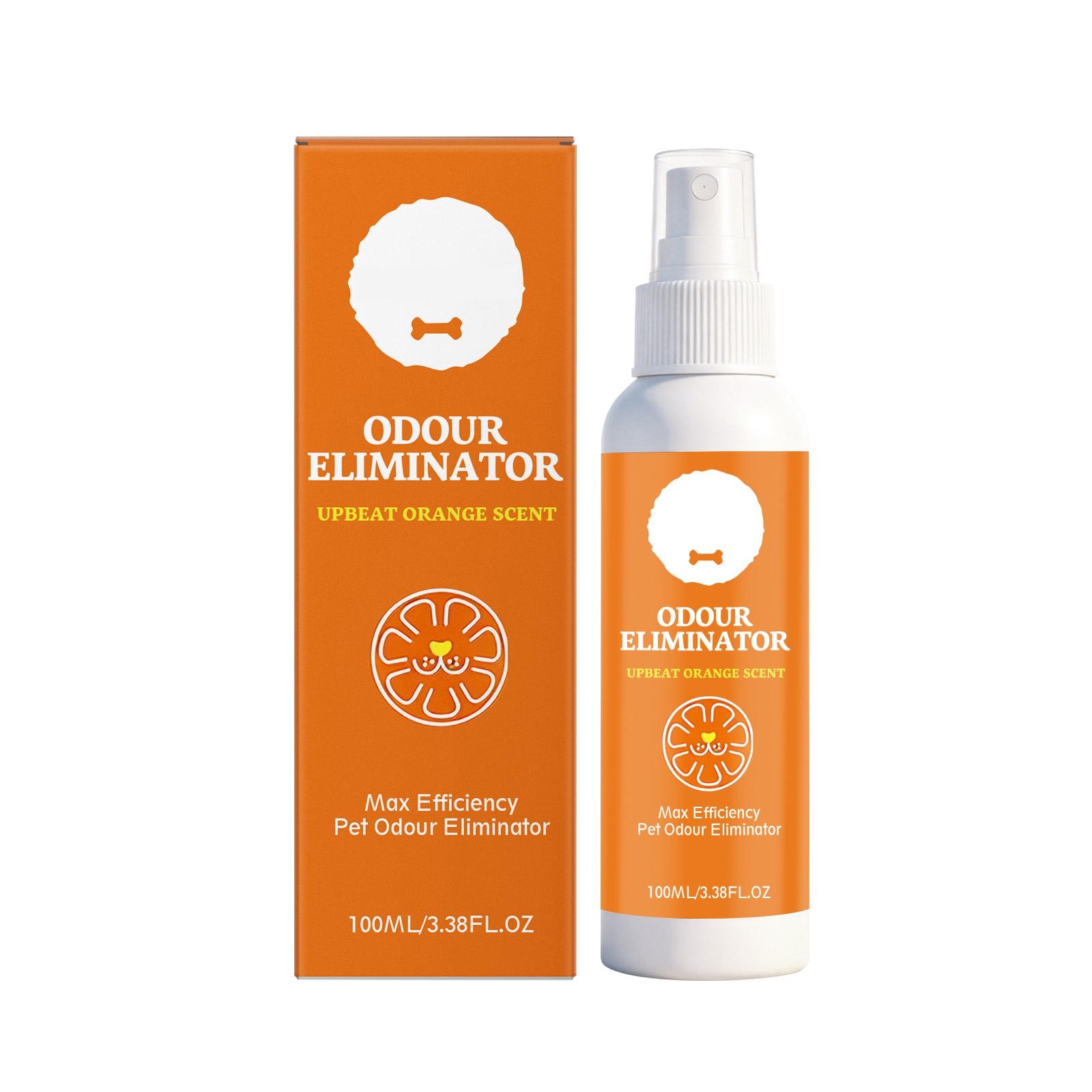 

Pet Deodorizer Daily Indoor Pet Living Area Odor Cleaning And Deodorization Care Spray,100ML One Size оранжевый