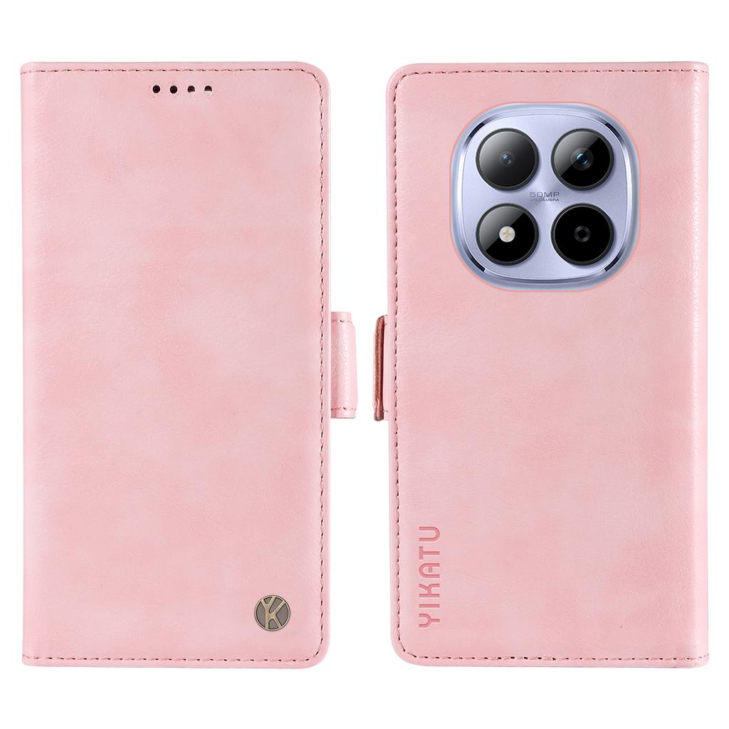For Xiaomi Redmi Note 15 Pro 5G (Global) Case YIKATU YK-007 Litchi Texture PU Leather Wallet Phone Cover