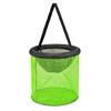 Nylon Net Baits Storage Cage for Keep Crayfish Minnows Floating Fishing Basket Bucket Foldable Fishing Net Holder