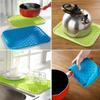 Colorful Silicone Insulated Placemat European Tableware Household Pot Mat Dining Table Mat Drain Mat Car Mobile Phone Mat Thi...