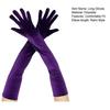 Women Velvet Long Gloves Retro Elbow Length Gloves 1920s Flapper