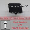 Car Front Bumper Tow Hook Cover Cap For BMW 3 Gran Turismo GT 2013-2019 #51118099893 Towing Hauling Shell Lid Garnish Painted