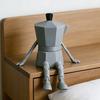 3D Printed Coffee Corner Figurine Moka Pot/Mug/Coffee Bean/Chocolate Figurine with Articulated Legs for Office Home Shelf Decor Funny Gifts