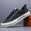 Fashion Men's Classic Canvas Spring Summer Shoes Korean Fashion Lace up Low top Board Lazy Breathable Versatile Casual Shoes SS25625