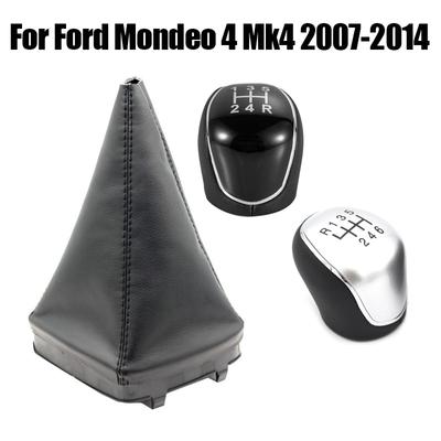 For Ford Mondeo 4 Mk4 IV 2007 2008 2009 2010 2011 2012 2013 2014 Car Hand Speed Ball Gear Shift Knob Gaiter Boot Cover Collar