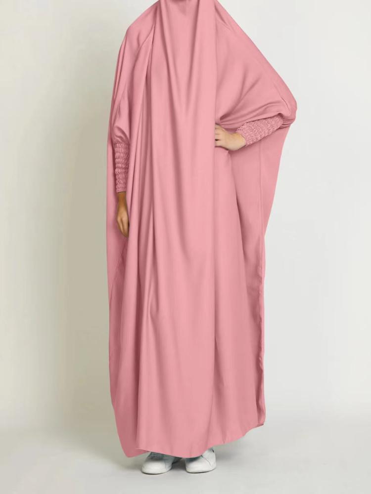 Designer Vintage Solid Loose Long Sleeve Dress Women Elegant Casual Natural Ruffle One Piece Dresses Female National Wind Hooded Blouse Clothing